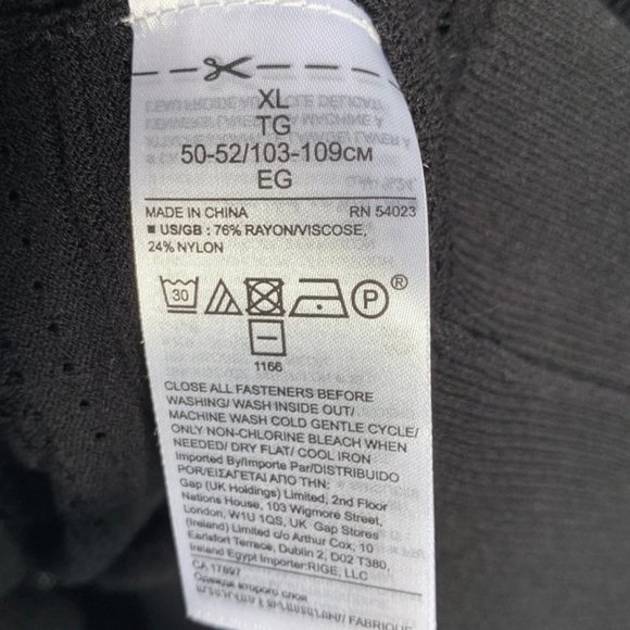 Banana Republic Short Sleeve Pointelle Lace Knit Cardigan XL Black - Picture 11 of 11